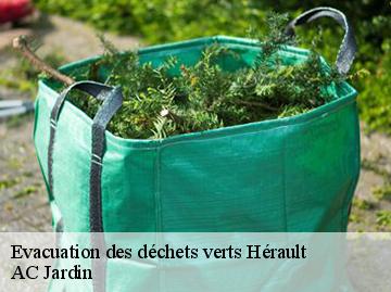 Evacuation des déchets verts 34 Hérault  AC Jardin