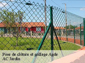 Pose de clôture et grillage  agde-34300 AC Jardin