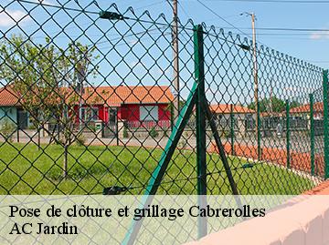 Pose de clôture et grillage  cabrerolles-34480 AC Jardin