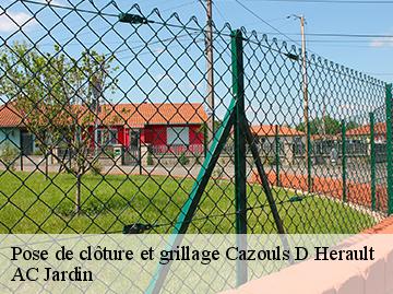 Pose de clôture et grillage  cazouls-d-herault-34120 AC Jardin