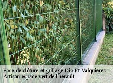 Pose de clôture et grillage  dio-et-valquieres-34650 Artisan espace vert de l'hérault 