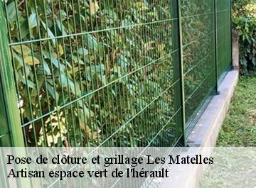 Pose de clôture et grillage  les-matelles-34270 Artisan espace vert de l'hérault 