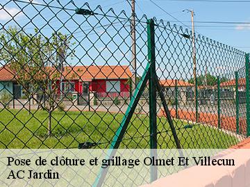 Pose de clôture et grillage  olmet-et-villecun-34700 AC Jardin