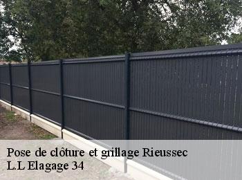 Pose de clôture et grillage  rieussec-34220 L.L Elagage 34 
