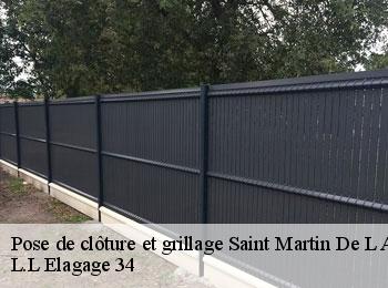 Pose de clôture et grillage  saint-martin-de-l-arcon-34390 L.L Elagage 34 
