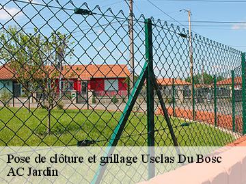 Pose de clôture et grillage  usclas-du-bosc-34700 AC Jardin