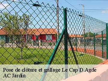 Pose de clôture et grillage  le-cap-d-agde-34300 AC Jardin