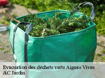 Evacuation des déchets verts  aigues-vives-34210 AC Jardin