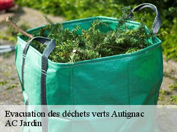 Evacuation des déchets verts  autignac-34480 AC Jardin